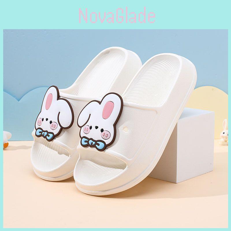 Cute Rabbit Design Children's Slippers Soft Indoor Outdoor Eva Footwear For Girls