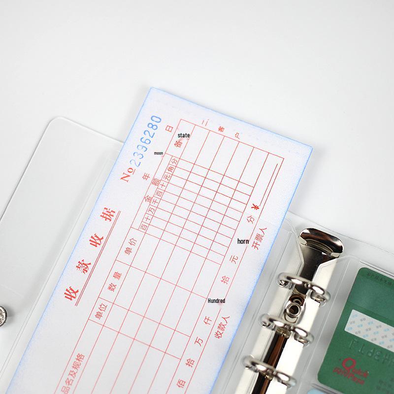 A6 Loose-Leaf Notebook Planner with Sticker Album, Zipper Storage, and 6-Hole Refill Pages