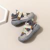 Children's Velcro Leather Sneakers for Spring and Autumn – Boys' Sports and Hiking Shoes