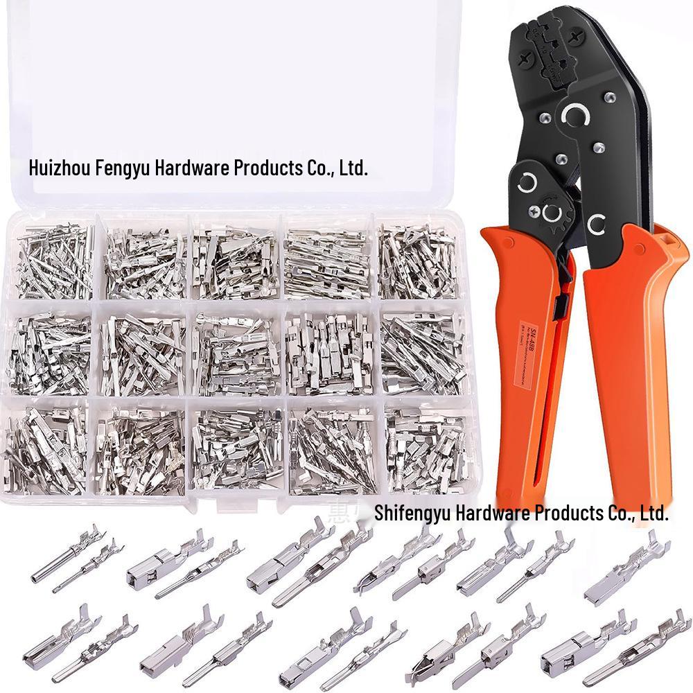 290-Piece Car Connector Kit: 1-3.5mm Male & Female Pin Accessories for Wire Harness Terminals