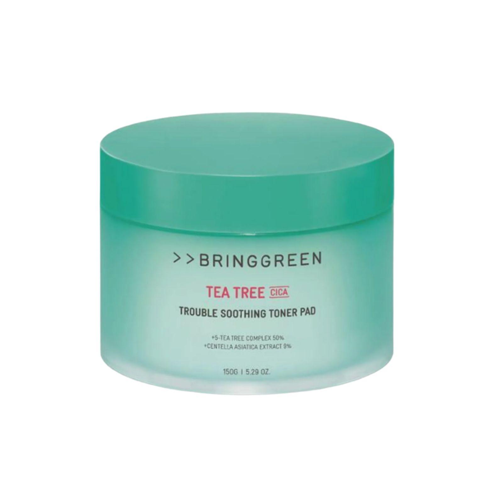 BRINGGREEN Tea Tree Cica Trouble Soothing Toner Pad 90P 1ea