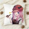 Cute Chika Fujiwara Double-Sided Printed Square Decorative Cushion Cover For Sofa Living Room Home Decor