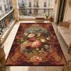 European Classic Country Style Balcony Carpet Easy Clean Fluffy Large Area Floor Mats Home Decoration Luxury Non-slip Soft Rugs