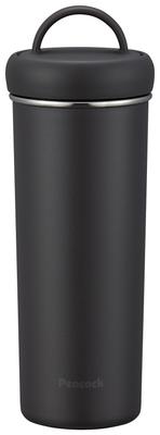 Tumbler Bottle 500ml Dark Gray Water Bottle Thermal Insulation Mug Bottle Thermos HD The-peacock AEB-50