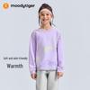 Moodytiger Girls' Soft Air-Layer Crewneck Sweatshirt