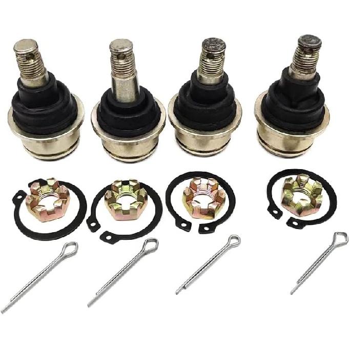 4PCS Front Lower Upper Ball Joint set 32mm Dominator x2 x4 Fit For ODES 800 UTV 10401180000, JuzeLY123