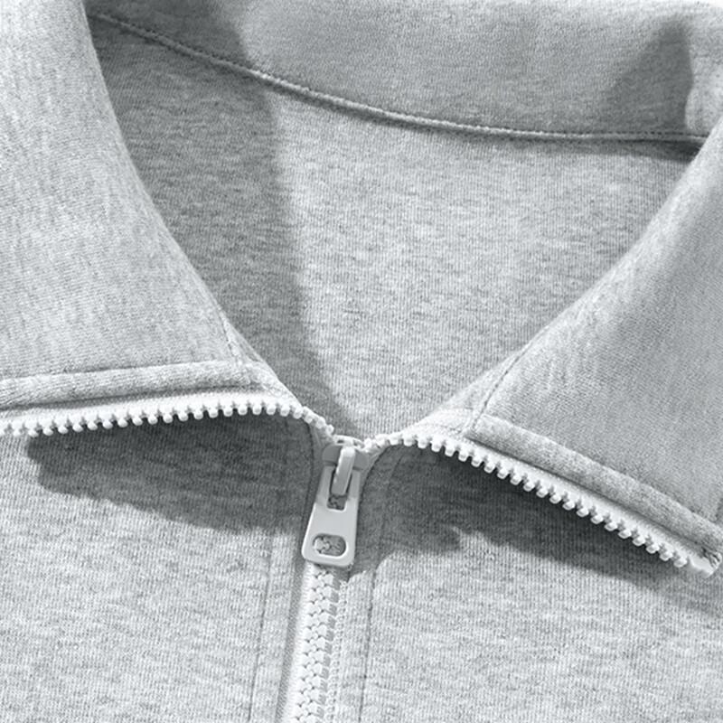 Mao Ren Men's Half-Zip Stand Collar Sport Sweatshirt