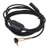 Headphone Extension Cable 3.5mm Sound Stereo Extender Cord Nylon Wire with Volume Control for Earphones