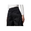 Adidas Originals Trefoil Patchwork Side Open Button Retro Sports Long Pants Casual Pants Women Bottoms Black H22761