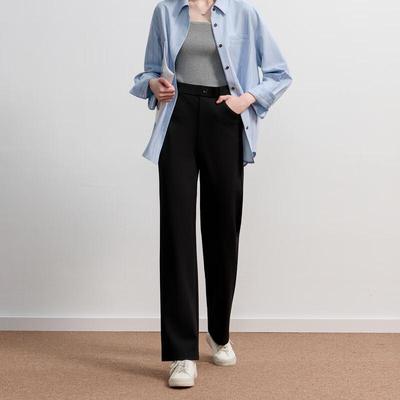 Sancai 2025 Autumn Straight-Leg Casual Pants
