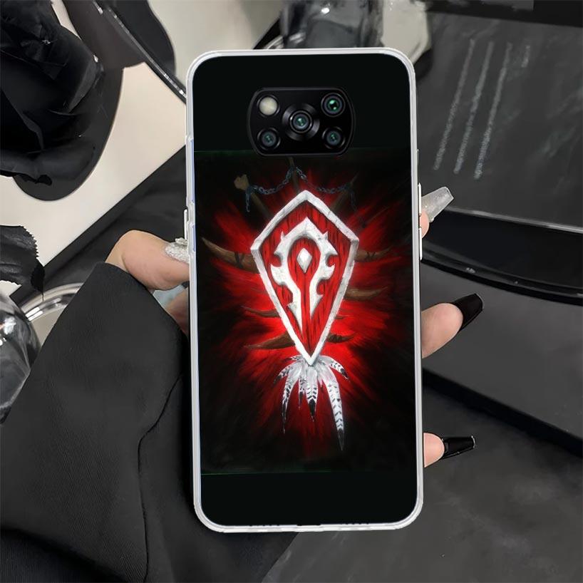 W-World Of W-Warcraft W-Wow Phone Case for Xiaomi Poco X7 X6 X5 X3 Pro X4 Nfc F7 Ultra F6 F5 F4 Gt M6 M5S M4 M3 Soft Silicone Co