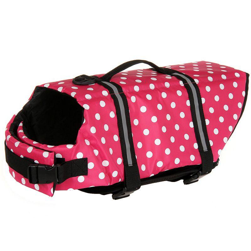Safe And Stylish Pet Vest Dog Life Jacket With Reflective Stripes For Enhanced Visibility