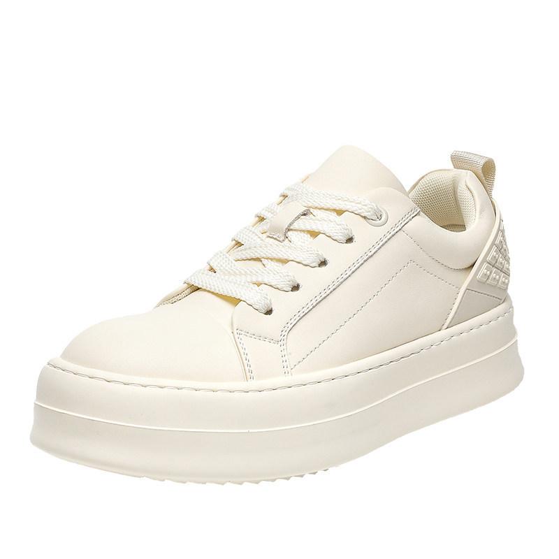 Niche Retro Classic Board Shoes College Style Men'S Thick-Soled Big Head Inner Height Increase Casual Trendy Shell Head Bread Shoes