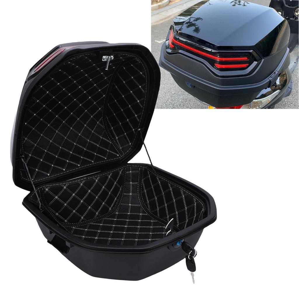Motorcycle   Tail Box 32L Large Capacity Waterproofing Portable Replacement for  