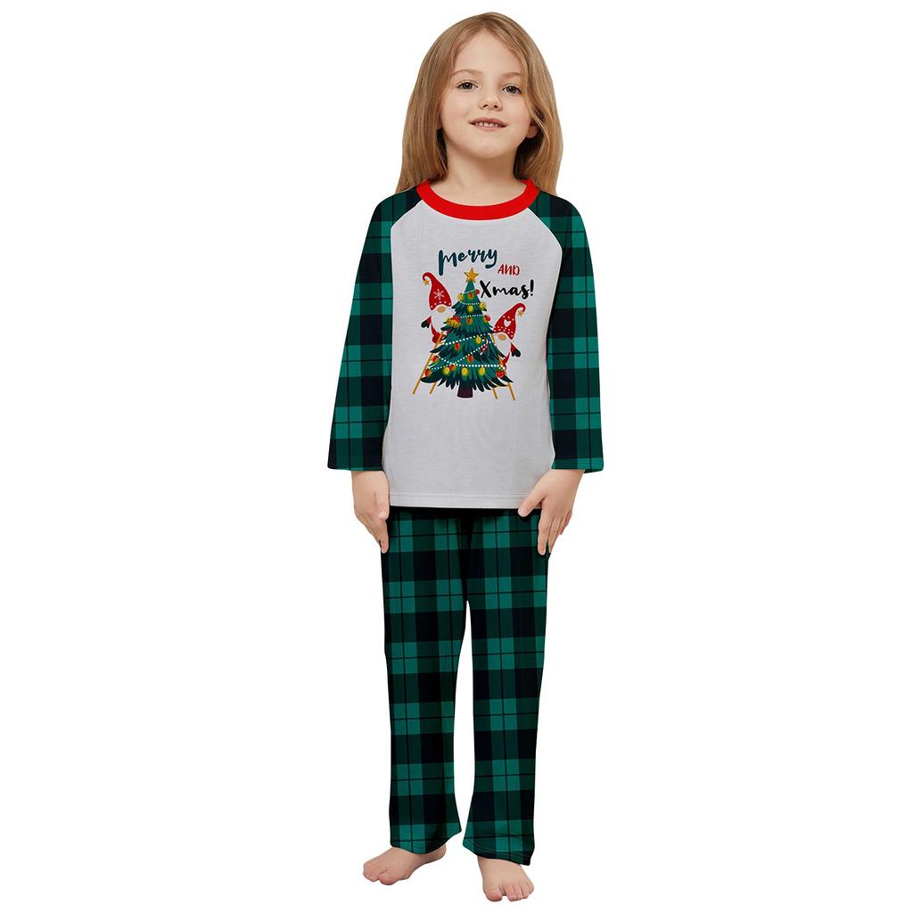 Weihnachten Eltern Kind Familie Set Wohnkultur Weihnachten Pyjamas Zwei Stück Set