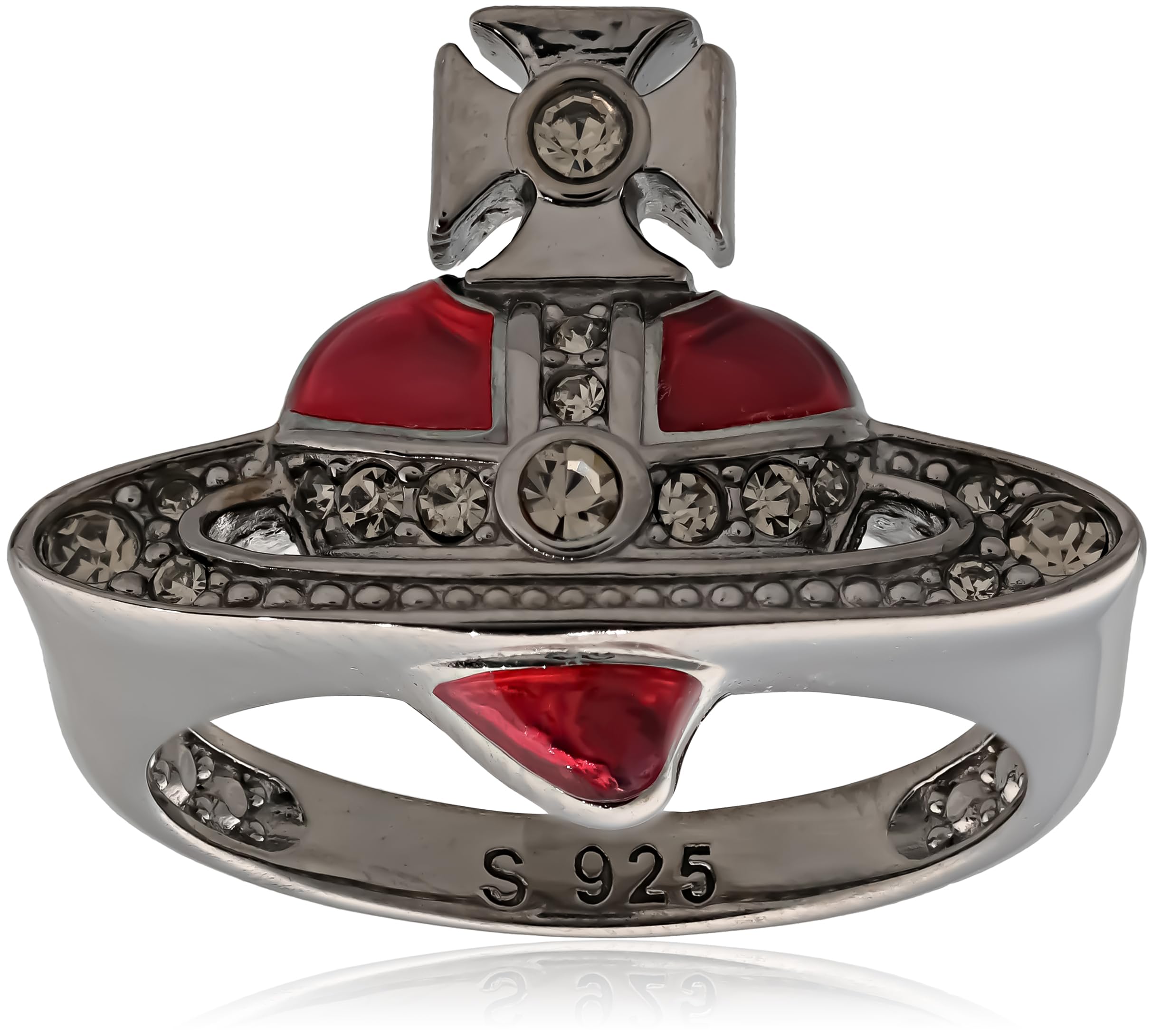 

DIAMANTE HEART Ring 12 Size S Brass [Vivienne Westwood] Approx. 6404016Z/01S325 [Item]