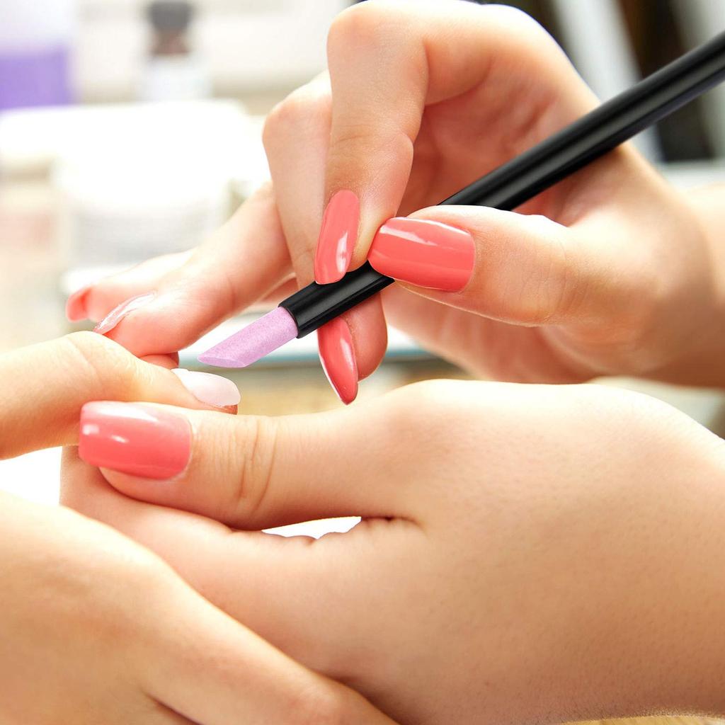 5 sztuk Nail Art Kwarcowy długopis do polerowania Złuszczający odpychacz do skórek Manicure Szlifierka