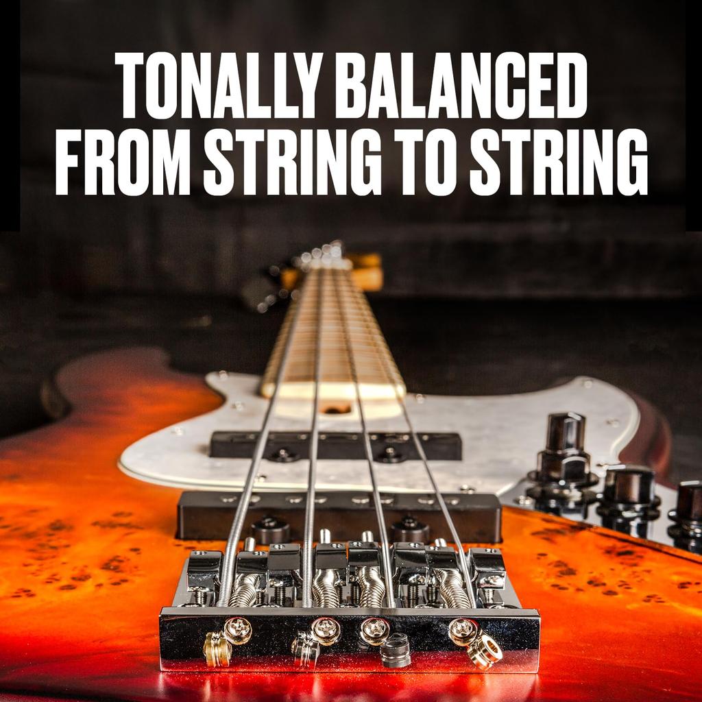 Jim Dunlop Marcus Miller Signature Bass Super Marcus Miller Signature Strings, 4-String, 45-105 Bright,