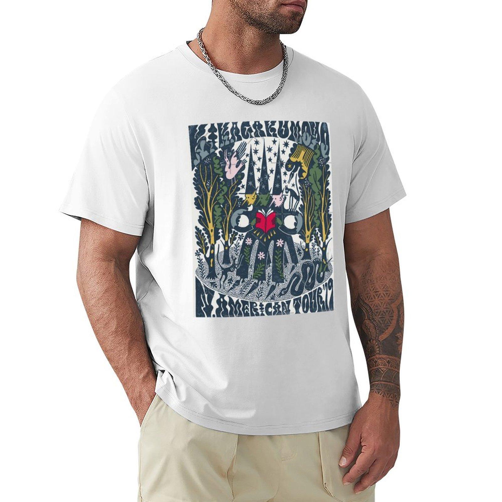 kikagaku moyo team art TShirt sweat valentines clothes mens workout shirts S