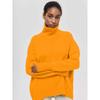 TIFICY Maglioni a collo alto a maniche lunghe con stampa tinta unita, casual, autunno inverno, da donna