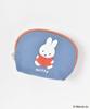 Marimo Craft MIFFY Colorful Sagara Series Tissue Pouch, Blue, Fluffy Material, for Cosmetics and Small Item Storage, Approximately W145 X H105 X