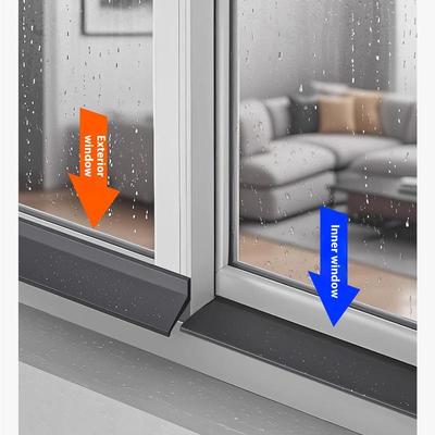 50cm Huisraam Waterblokkerende Balk Schuifraam Regen Weerstrip Balkon Isolatie Winddichte Afdichtingsstrip Knipbord