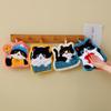 Cute Cat Hand Towel Coral Fleece Washcloth Durable Bathroom Kerchief