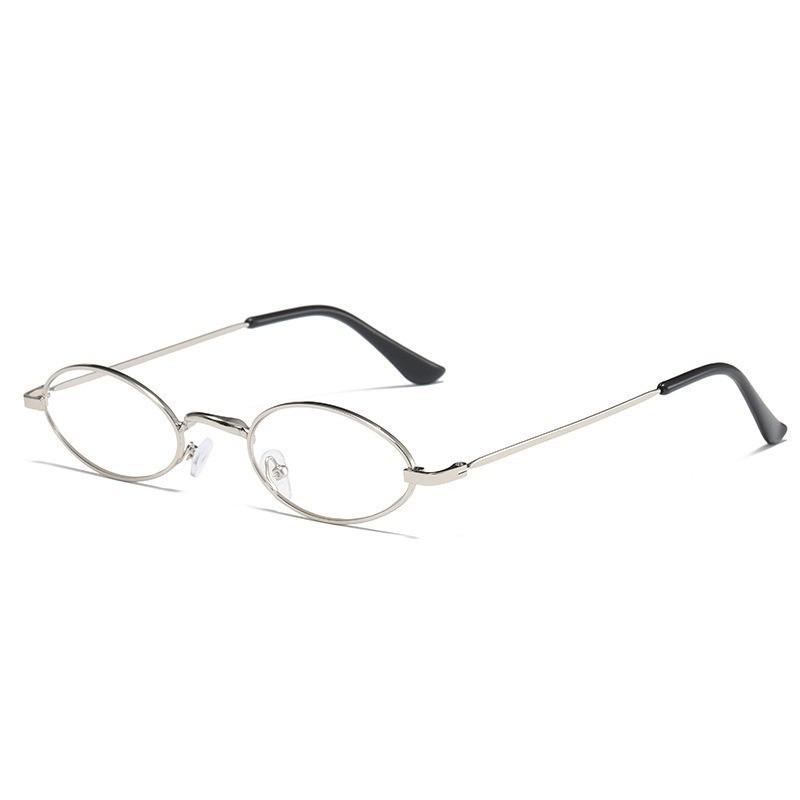 Fashion Retro Oval Metal Children's Sunglasses Hip-hop Sun Protection Eyewear