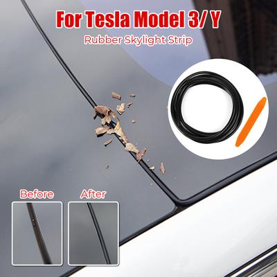 Sealant Sunroof Seal Anti-Dust Waterproof Noise Insulator For Tesla Model 3 Model Y Car Modify Accessories Rubber Skylight Strip