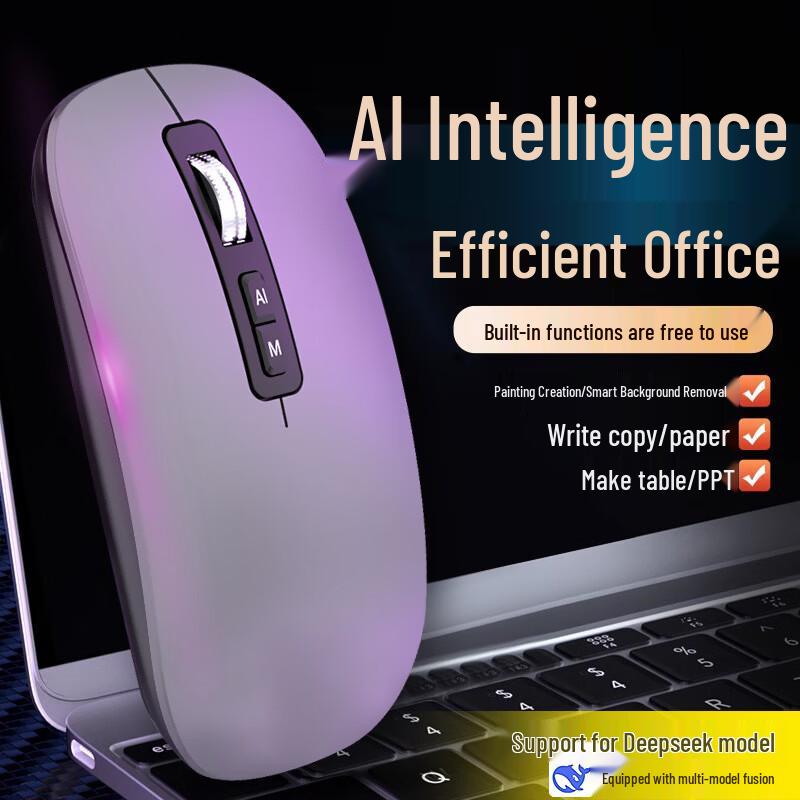 DeepSeek AI Smart Voice Wireless Bluetooth Mouse