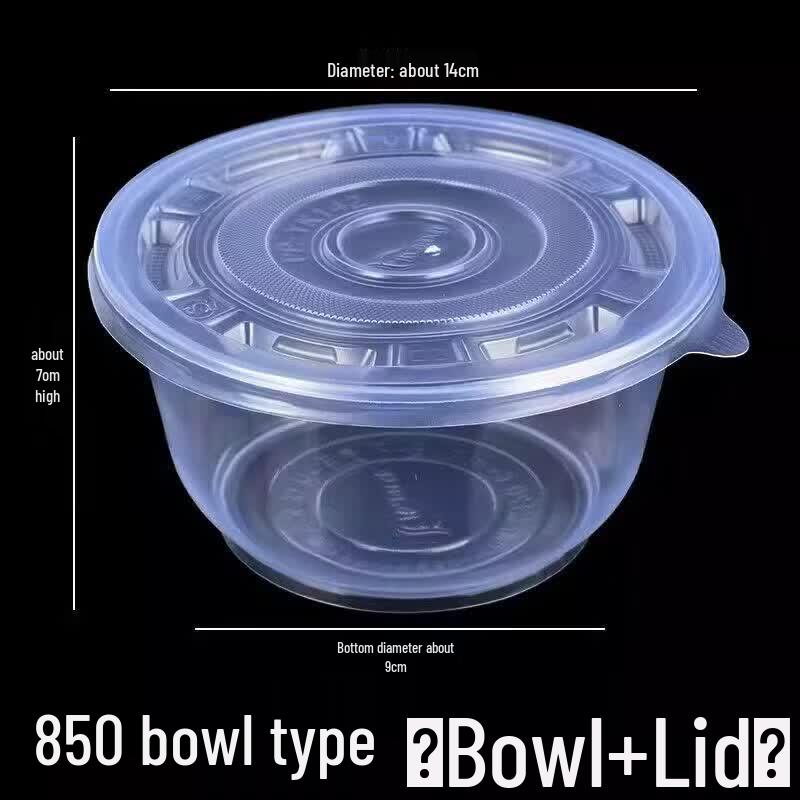 Disposable Plastic Bowls with Lids