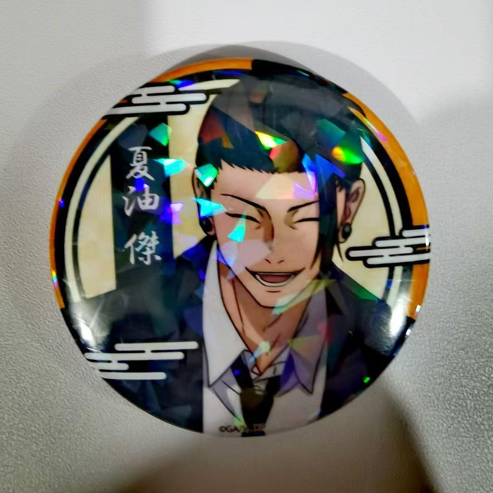 Lovely Jujutsu Kaisen Tinplate Badge Anime Peripheral Products Satoru Gojo Geto Suguru Yuji Megumi Srooftop Edition Original