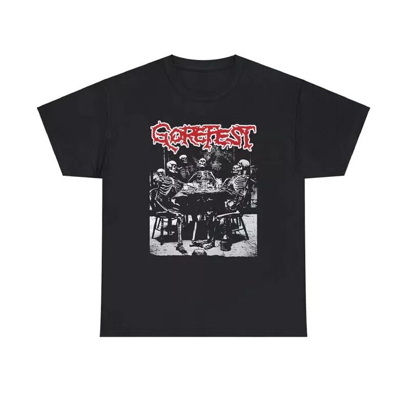 Gorefest Band T Shirt Death Metal Vintage Carcass Bolt Thrower Dismember Opeth Unisex T-Shirt XXL