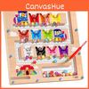 Fun Number Wooden Letter Maze Magnetic Color Classification Walking Puzzle Toy