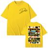 T-shirt Uomo Donna Stampa Double Sided Rapper Drake Moda Hip Hop Manica Corta T-shirt Estiva Cotone Larga