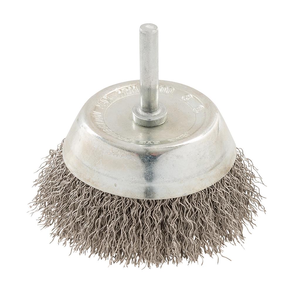 Silverline Stainless Steel Rotary Wire Cup Brush
