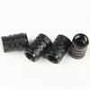 Tire Valve Caps Aluminum Black Car Bike Wheel Stem Air Valve Caps Tire Pressure Cap Dustproof Wheel Stem Air Valve Caps