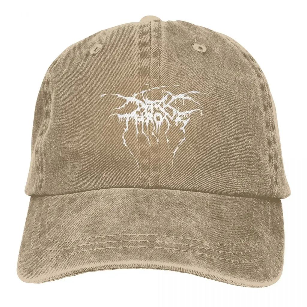 Darkthrone True Norwegian Baseball Cap Black Metal Outdoor Gym Sun Visor Washed Hip Hop Hats Male Vintage Design Baseball Caps