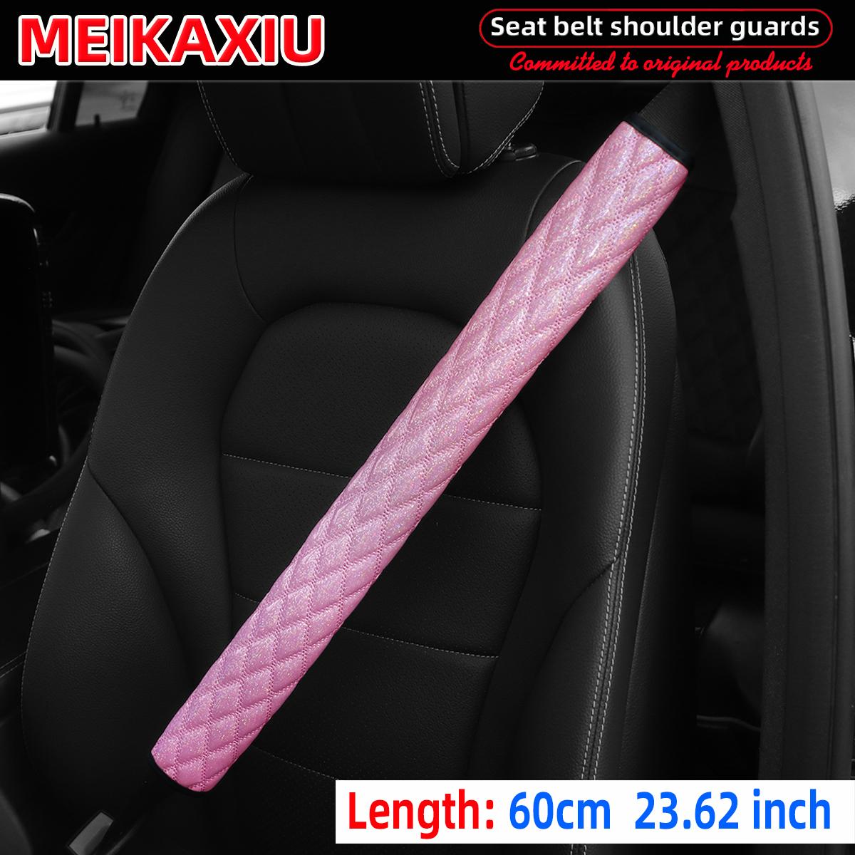 

Shining PU leather Blingbling. New 60cm long model. New car seat belt protector cover. Bus, truck, van, taxi.