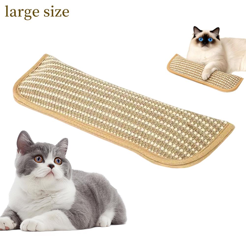 Catnip Chew Pillow with Jute Texture: Soothing Cat Toy for Dental Health, Scratching & Boredom Relief - Self-Play Cuddle Pad
