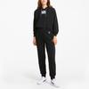 Puma Pi Printed Drawstring Short Sports Hoodie Women hoodies Black 531352-01