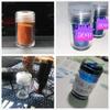 Powder Case Refill Set of Small Dispensing Powder Nail Glitter Portable Small Dispensing Containers Bottles, 6, Perforated, Clear, Bottles, Bottles,