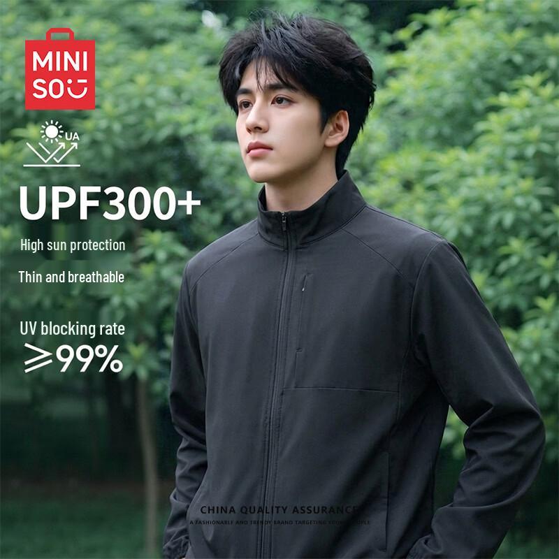 MINISO Men s UPF300+ Cooling Quick-Dry Sun Protection Jacket 3XL