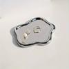 1 Stück Keramikschmuckschale, Wolkenform Schmuckschale Kosmetiktisch-Organizer-Schale für Schmuck, Ring-Schmuckschale, Schlüsselablage Schmuckhalter