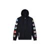 Off-White Back Arrow Badge Zip-Up Hoodie Men Outerwear Black OMBB030G20FLE0011000