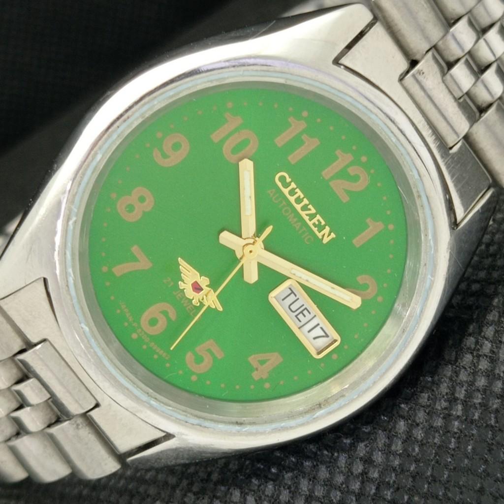 

Б/У винтажные мужские часы Citizen Automatic 8200 из Японии D/D зеленого цвета 601-a313450-9 SKU601-a313450