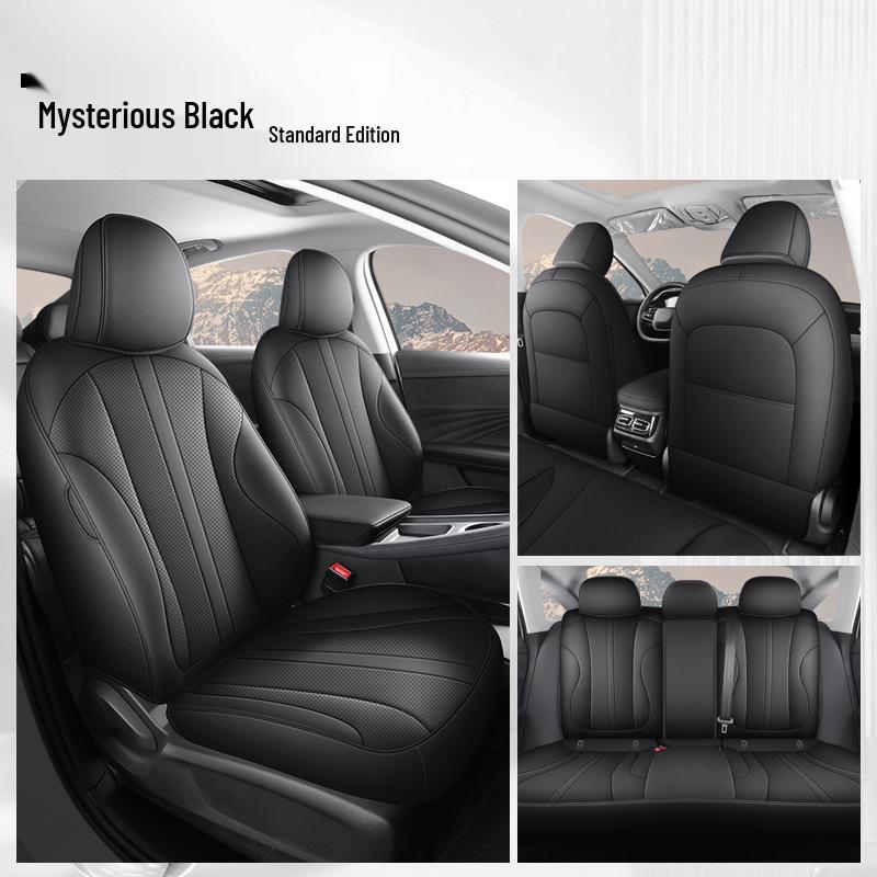 Roewe D7 Car Seat Cushion - Full Leather, Universal Fit, Four Seasons Use