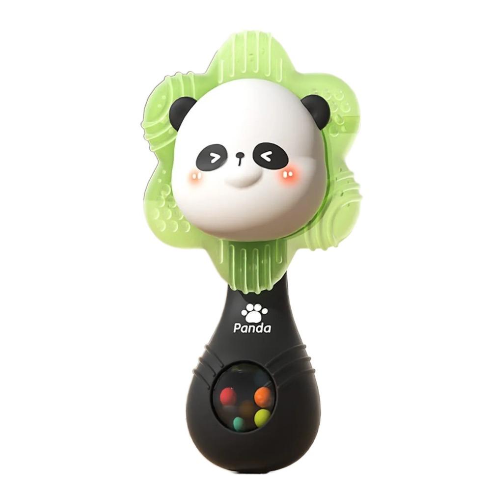

Chewable Sensory Music RattleToy Plastic Hand Cranked Bell Toys Newborn Gift Style B