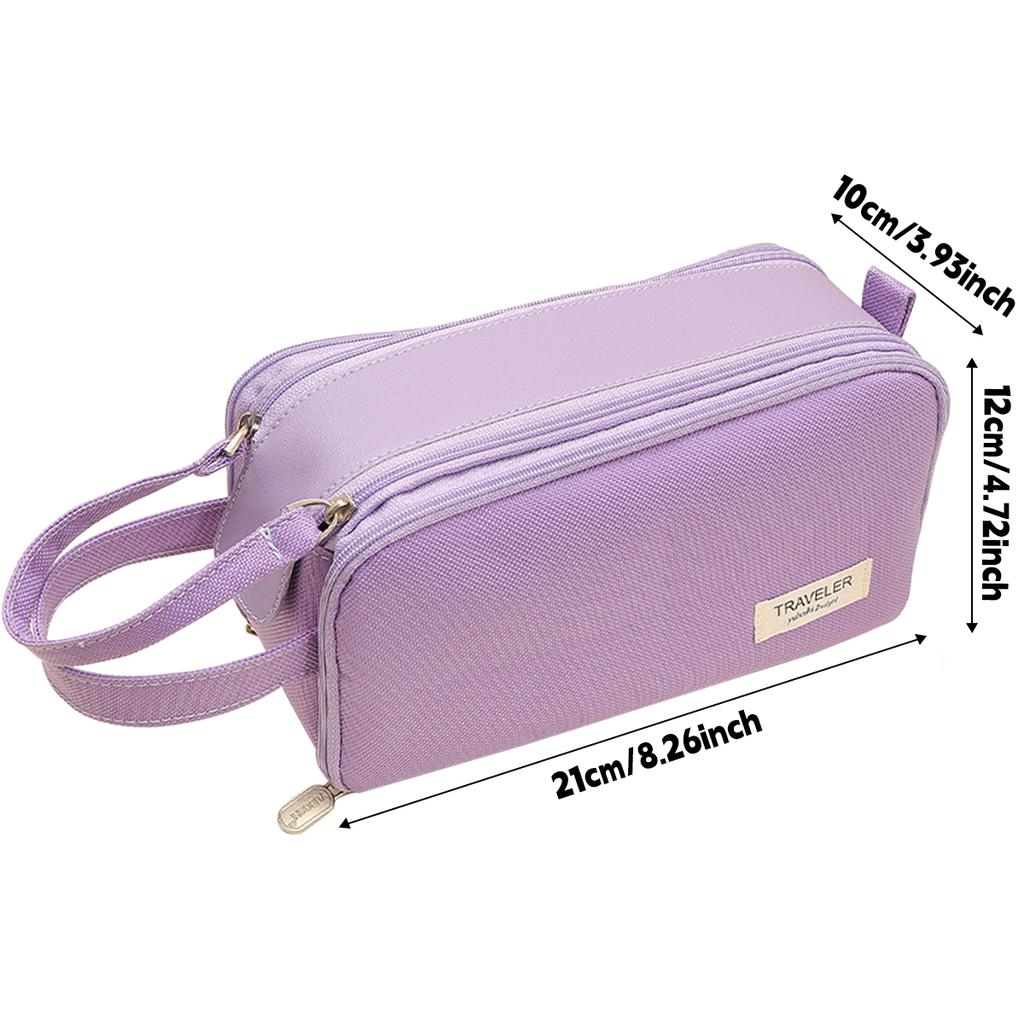 Kawaii Portable Pencil Case Large Capacity Ins Stationery Storage Bag Multifunctional Pen Box School Office Supplies Stationery