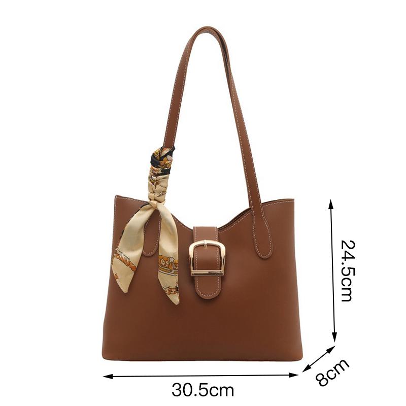 

Женская сумка-тоут большой вместимости Изысканная наплечная сумка Сумка-шоппер для хранения светло-коричневого